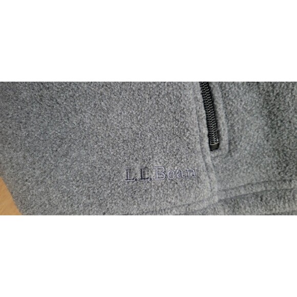 LL Bean Fleece Jacket Women’s 2X Gray Full Zip Polartec Classic - Picture 5 of 9